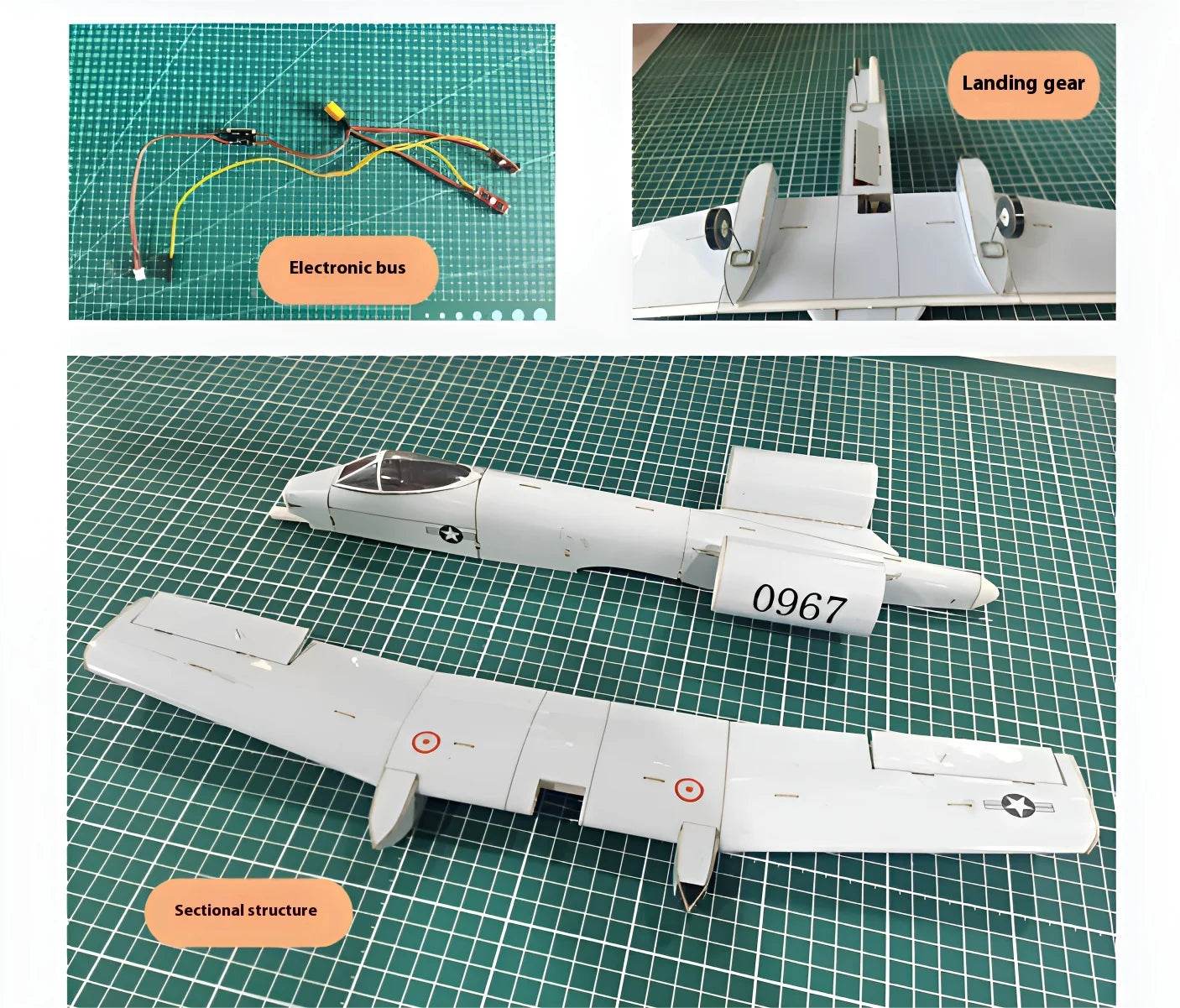 Rc Plane Mini Model A10 Double 30 Channel Remote Controlled Aircraft - ToylandEU