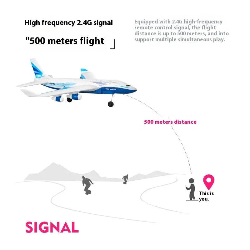 Rc Plane New Remote Control Aircraft G2 Fixed Wing Glider - ToylandEU