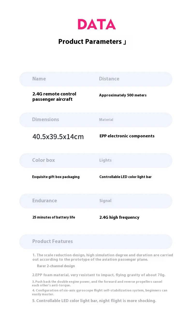 Rc Plane New Remote Control Aircraft G2 Fixed Wing Glider - ToylandEU