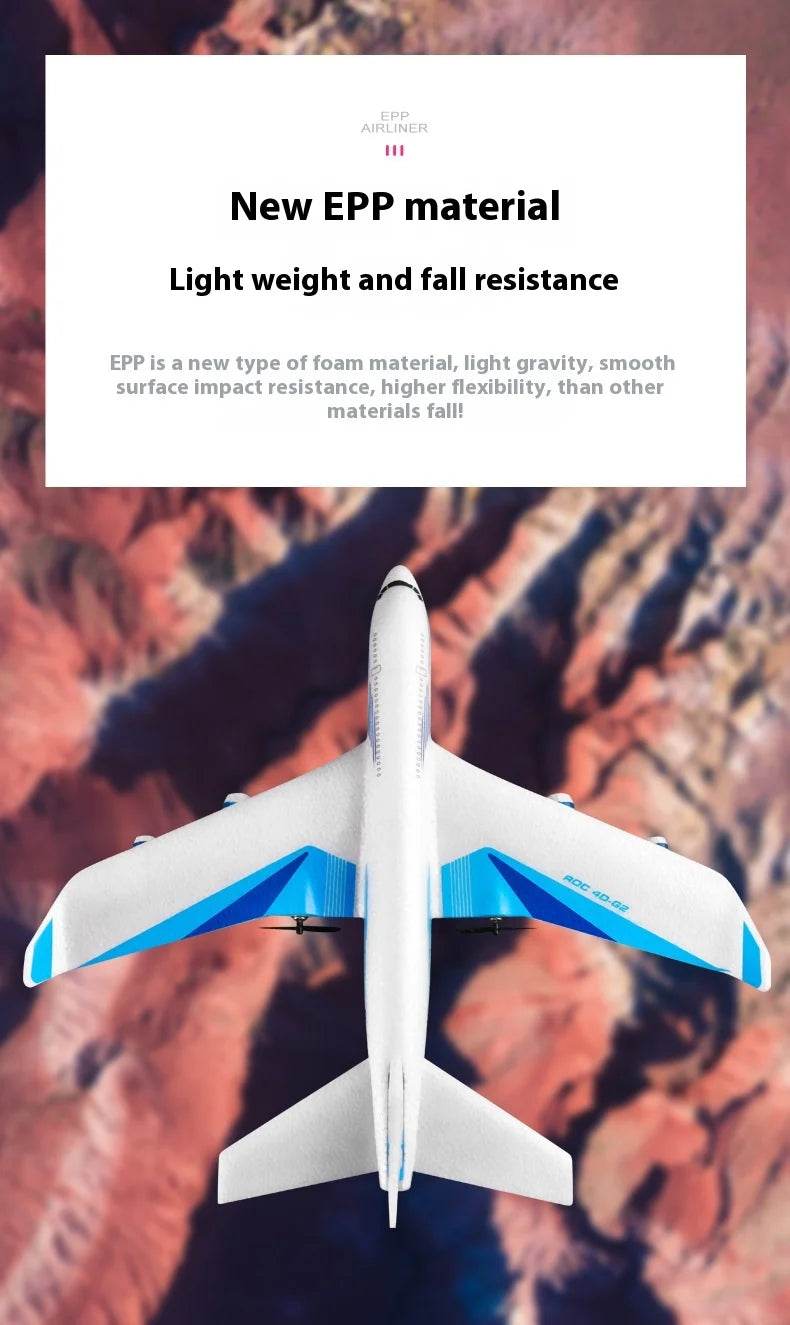 Rc Plane New Remote Control Aircraft G2 Fixed Wing Glider - ToylandEU