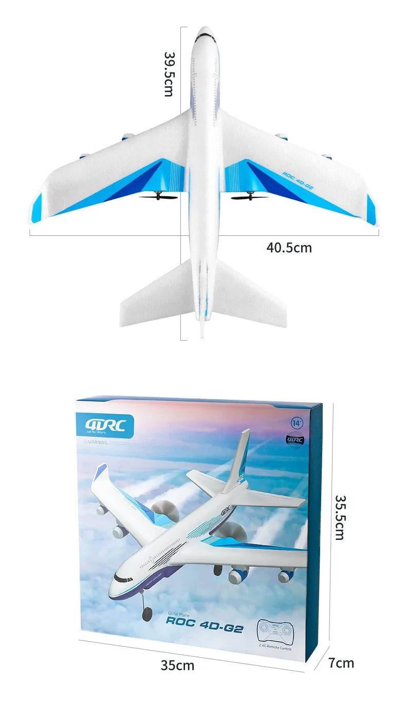 Rc Plane New Remote Control Aircraft G2 Fixed Wing Glider - ToylandEU