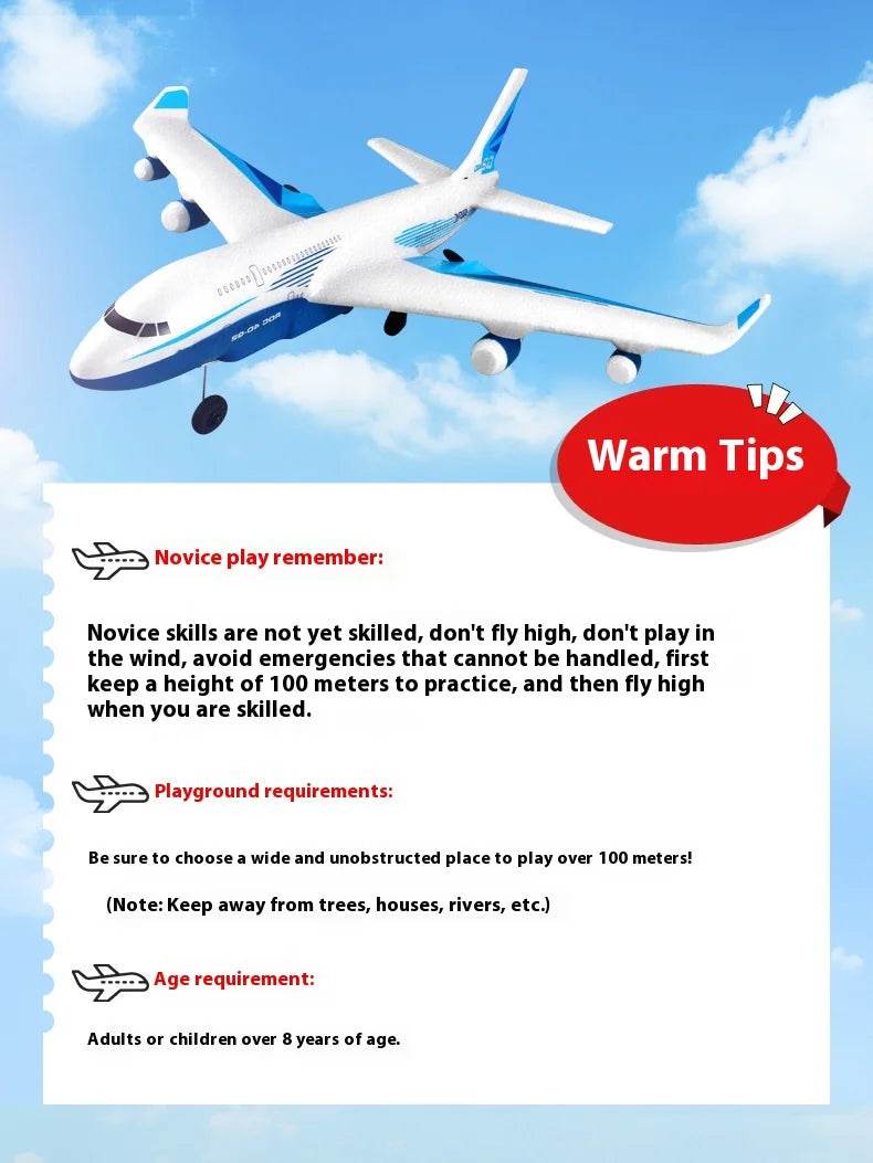 Rc Plane New Remote Control Aircraft G2 Fixed Wing Glider - ToylandEU