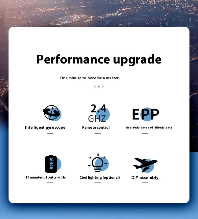 Rc Plane Qf008b Glider C919 Three Channel Remote Control Foam Aircraft Fixed Wing Diy Assembly Model for Children Gift - ToylandEU