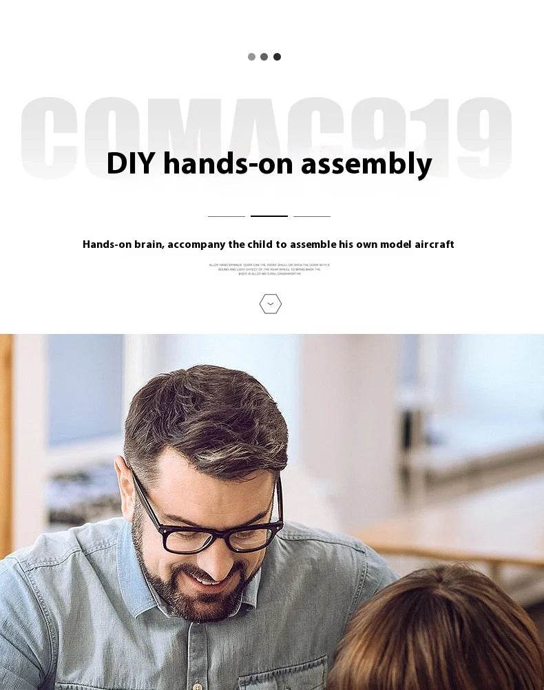 Rc Plane Qf008b Glider C919 Three Channel Remote Control Foam Aircraft Fixed Wing Diy Assembly Model for Children Gift - ToylandEU