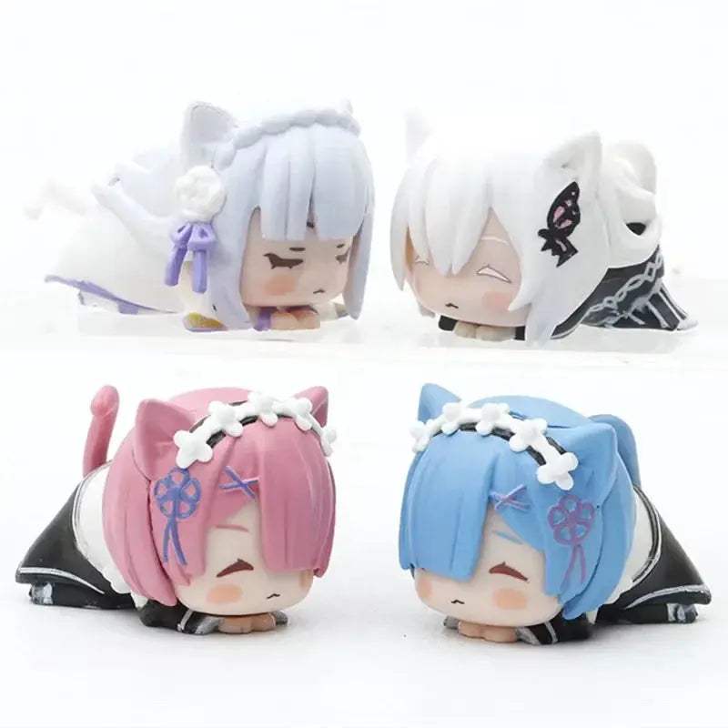 Re Zero Rem Figure Kawaii PVC Model Desktop Figurine - ToylandEU
