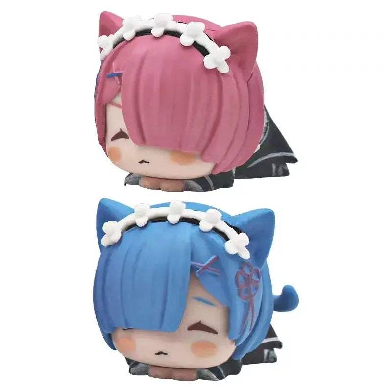 Re Zero Rem Figure Kawaii PVC Model Desktop Figurine - ToylandEU