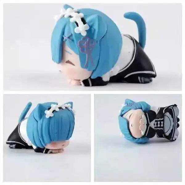 Re Zero Rem Figure Kawaii PVC Model Desktop Figurine - ToylandEU