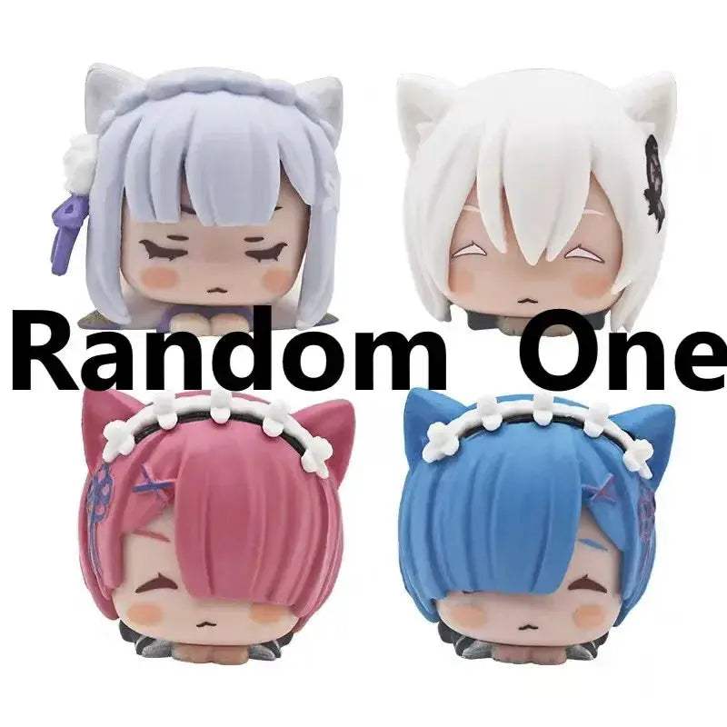 Re Zero Rem Figure Kawaii PVC Model Desktop Figurine - ToylandEU