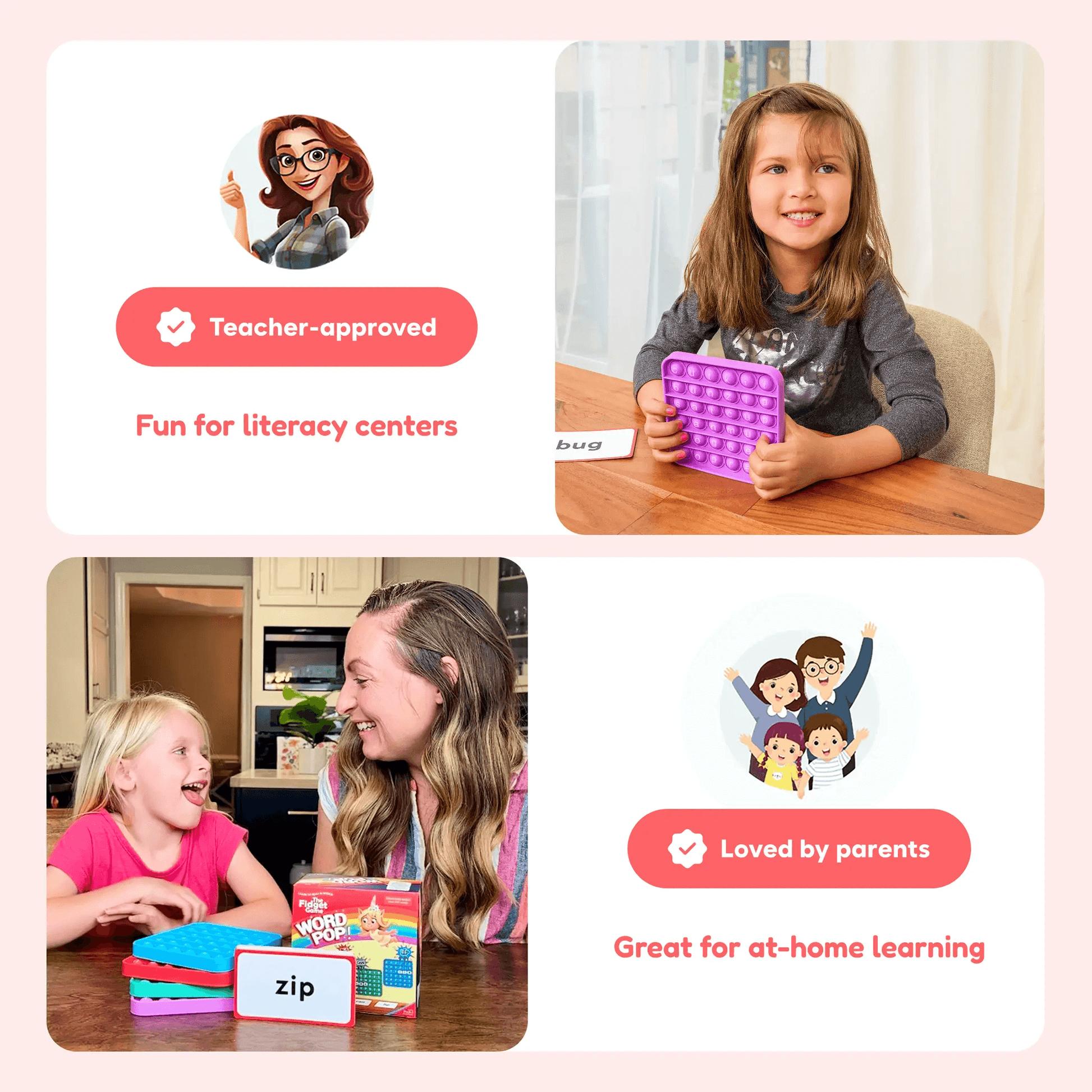  Word Pop + Extra CVC Mats -  ToylandEU™