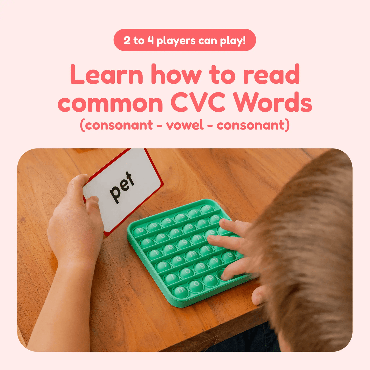  Word Pop + Extra CVC Mats -  ToylandEU™