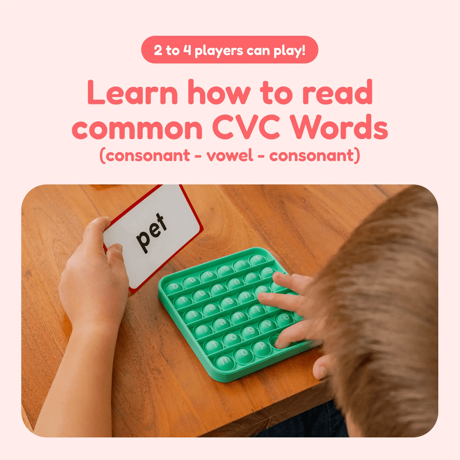  Word Pop + Extra CVC Mats -  ToylandEU™