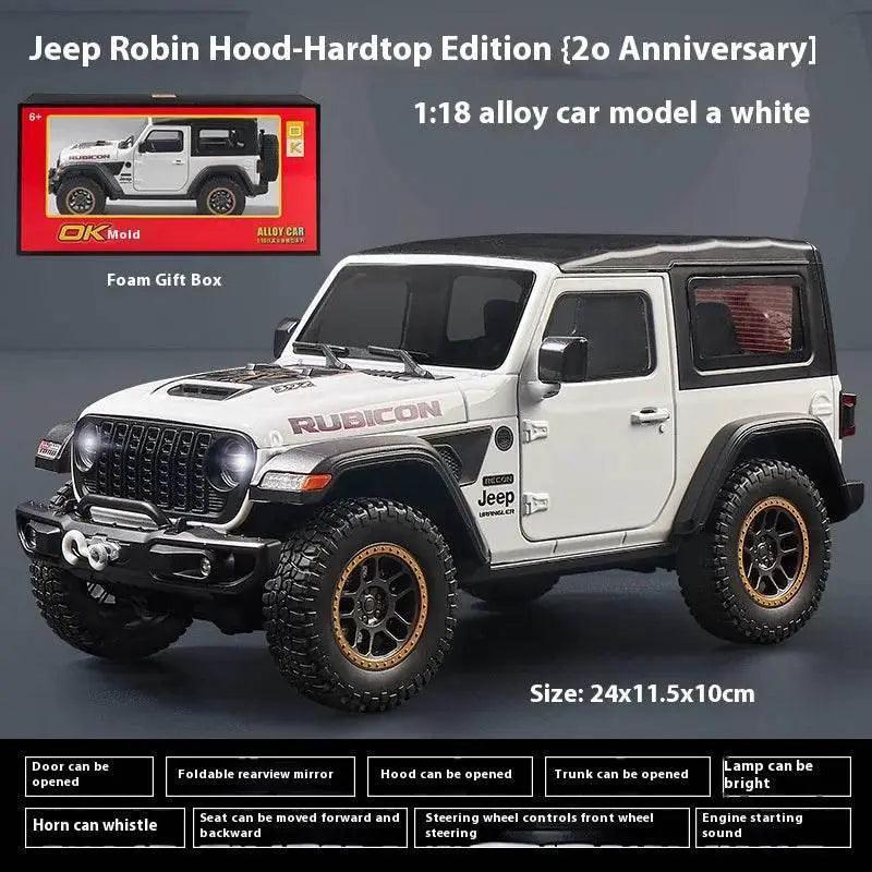  Realistic 1 18 Jeep Wrangler Diecast Car Toyland EU -  ToylandEU™