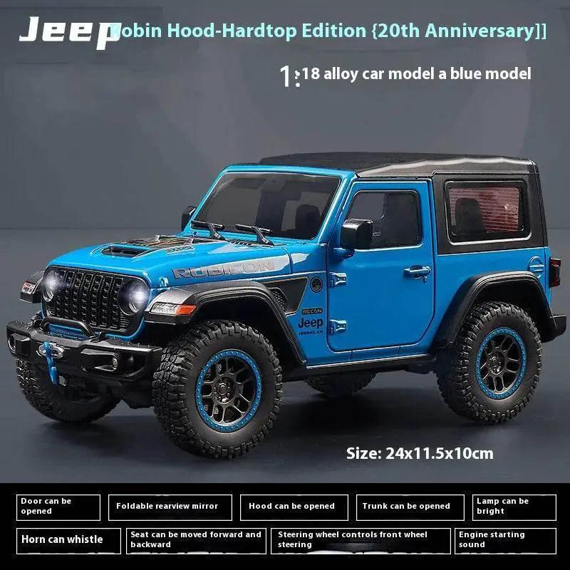  Realistic 1 18 Jeep Wrangler Diecast Car Toyland EU -  ToylandEU™