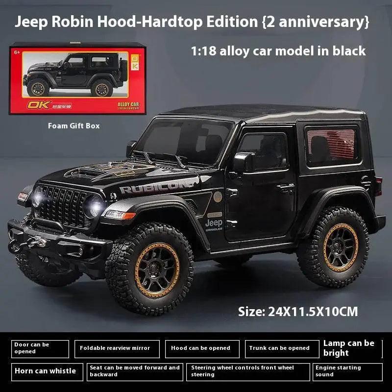  Realistic 1 18 Jeep Wrangler Diecast Car Toyland EU -  ToylandEU™