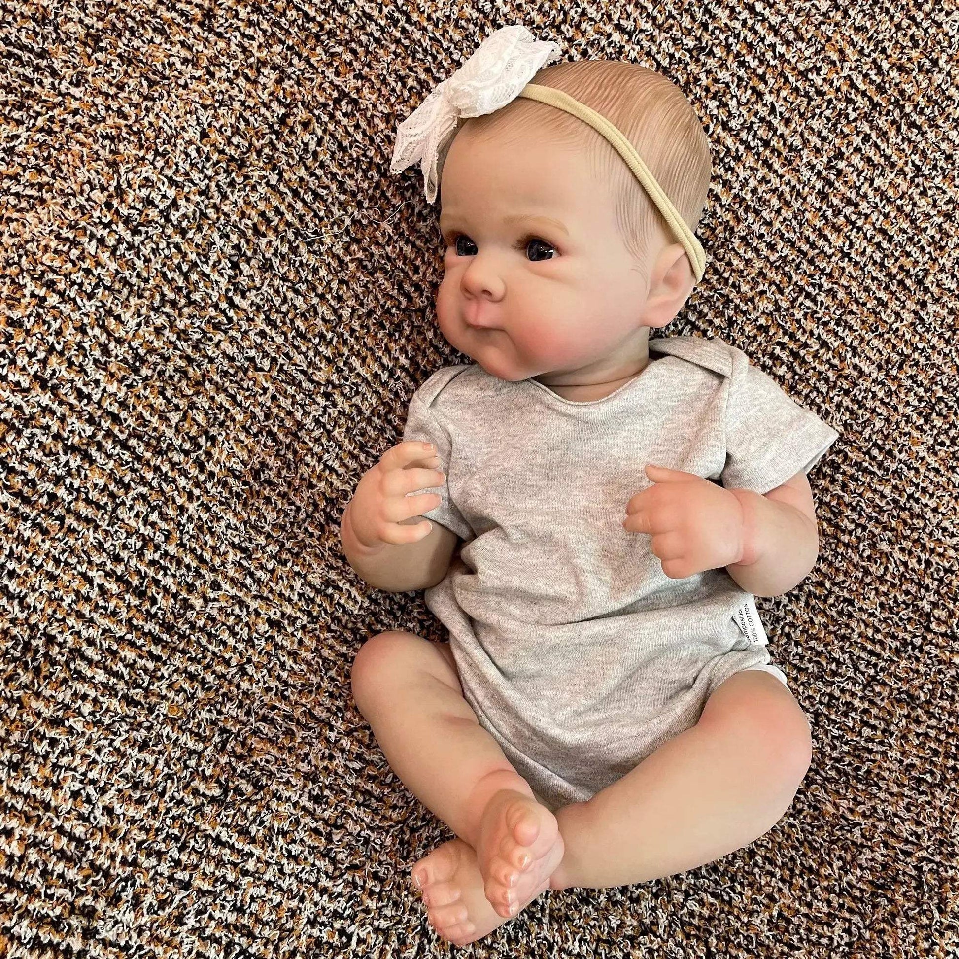 Realistic 50cm Reborn Doll Lifelike Vinyl Girl Limited -  ToylandEU™