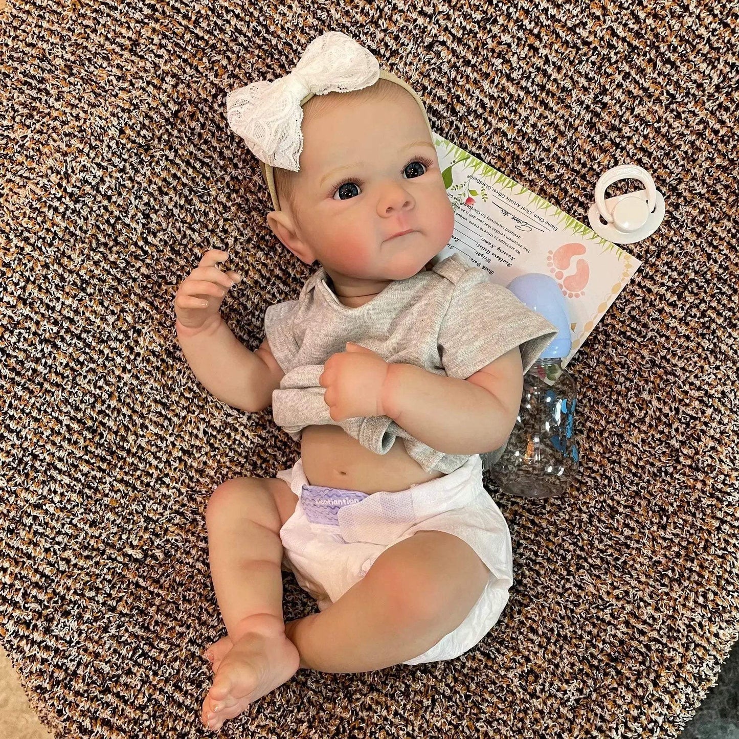  Realistic 50cm Reborn Doll Lifelike Vinyl Girl Limited -  ToylandEU™