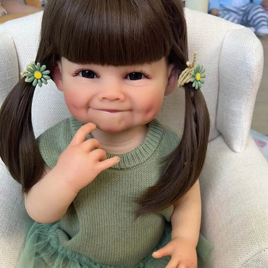 Realistic 55CM Reborn Toddler Doll - Soft Silicone Raya Doll for Kids - ToylandEU