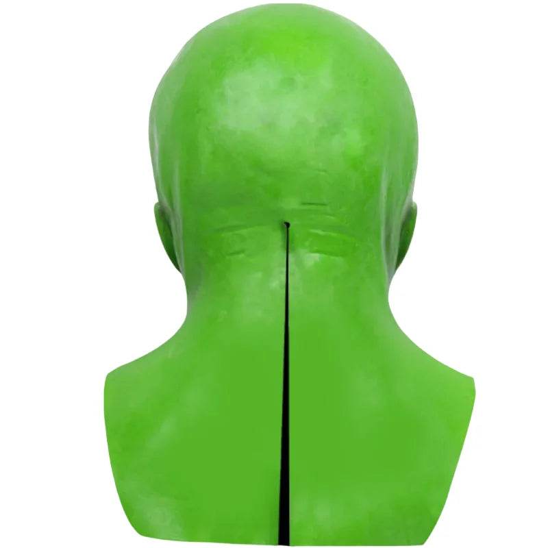 Realistic Alien Masks UFO Green Latex Headdress For Adults - ToylandEU