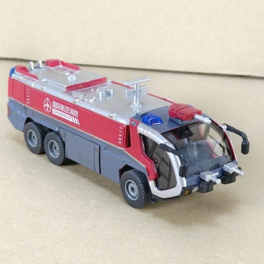 Realistic Alloy Fire Truck with Water Cannon - Foam Action Toy Model - ToylandEU