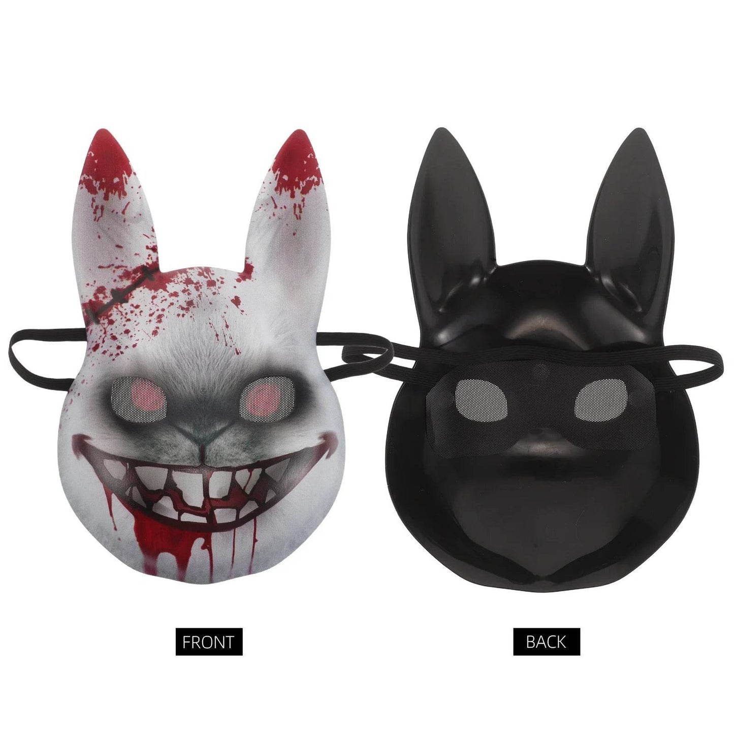 Realistic Anime Rabbit Mask Horror Themed Elastic Band Party - ToylandEU