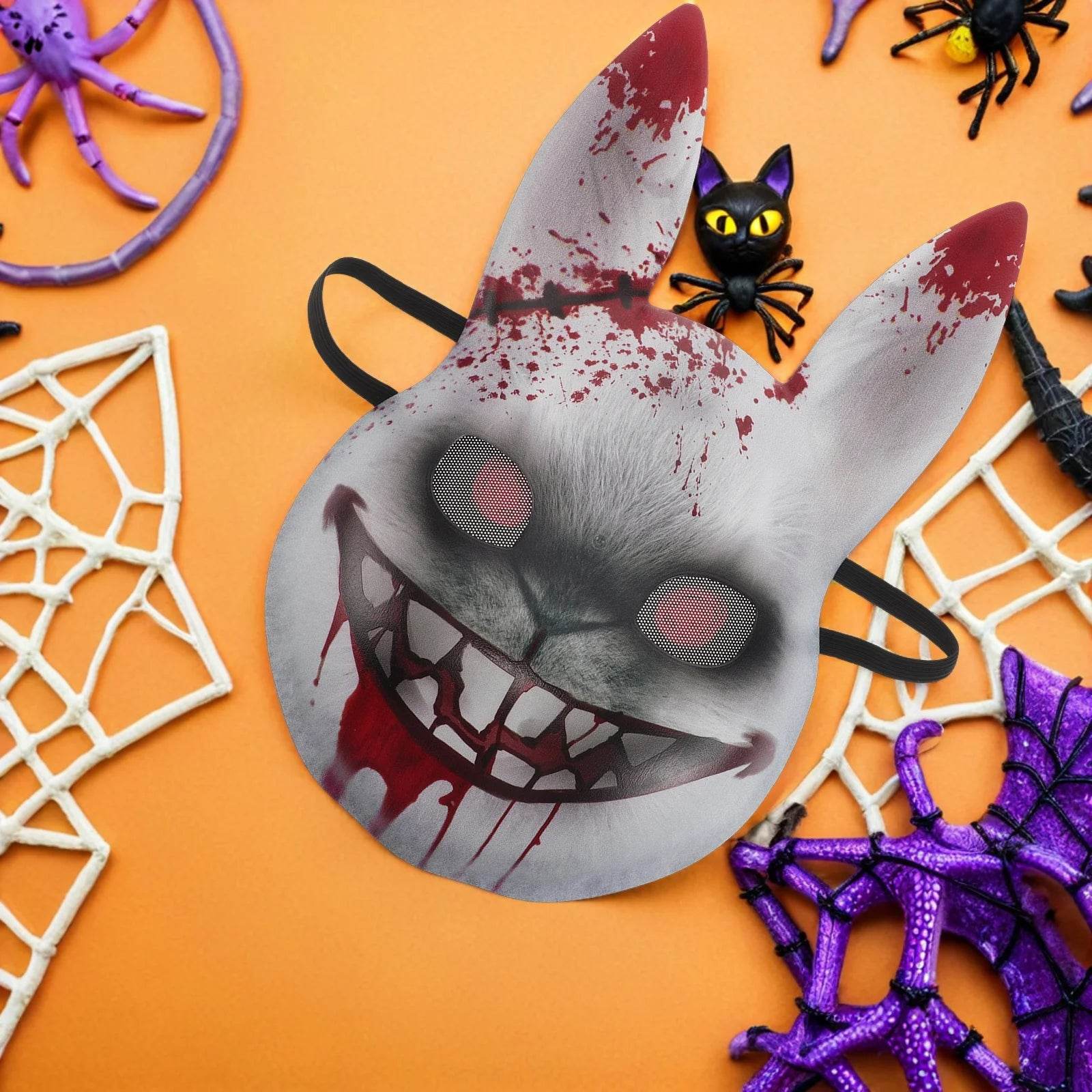 Realistic Anime Rabbit Mask Horror Themed Elastic Band Party - ToylandEU