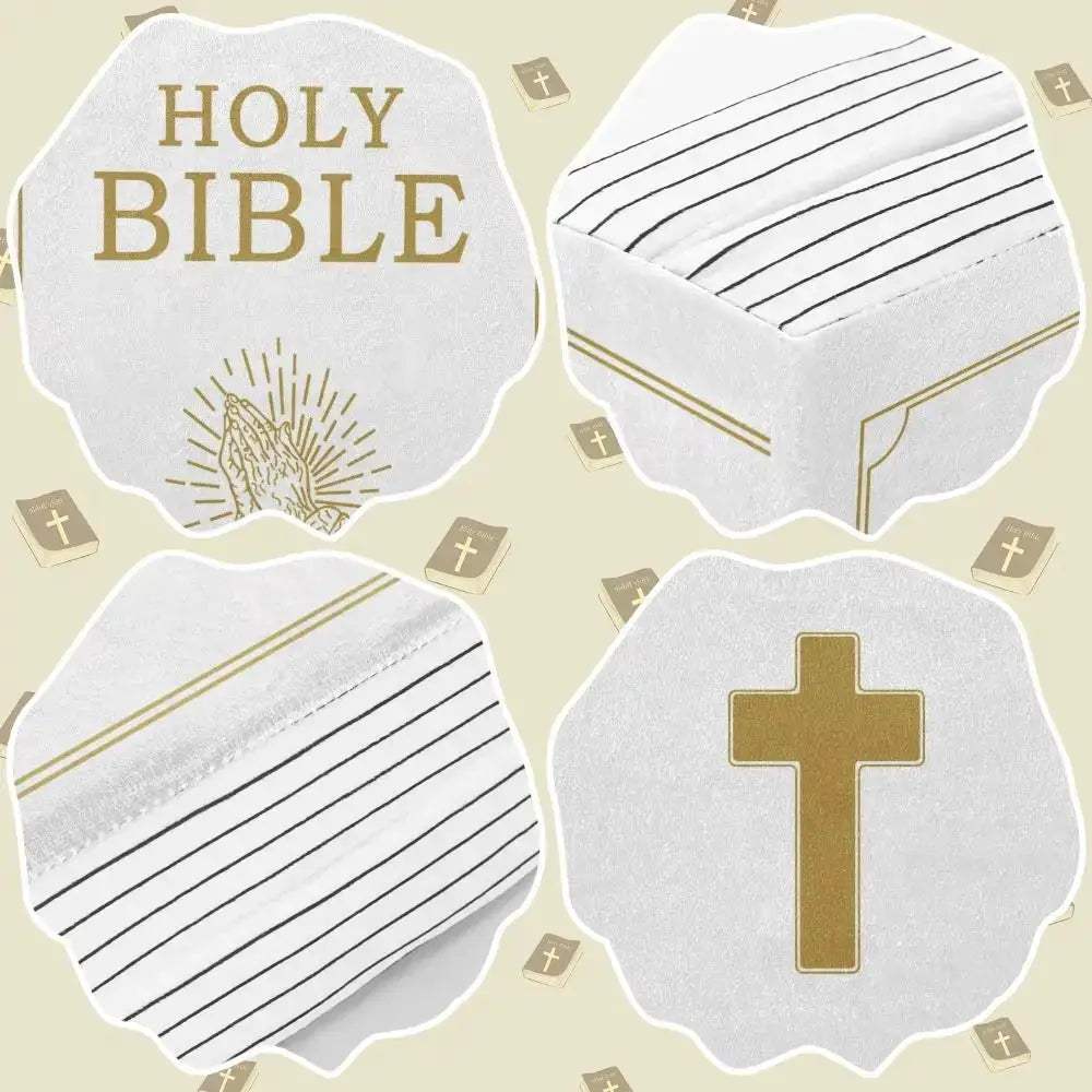 Realistic Bible Pillow For Living Room Decor Soft Plush Cushion - ToylandEU