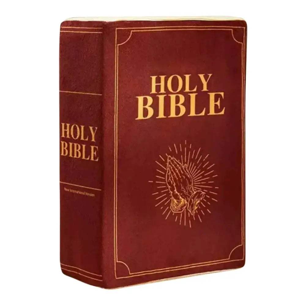 Realistic Bible Pillow For Living Room Decor Soft Plush Cushion - ToylandEU