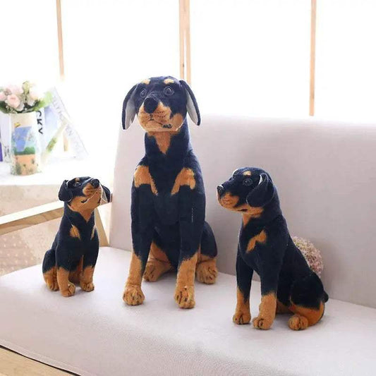  Realistic Black Husky Plush Toy 30cm Toyland EU -  ToylandEU™