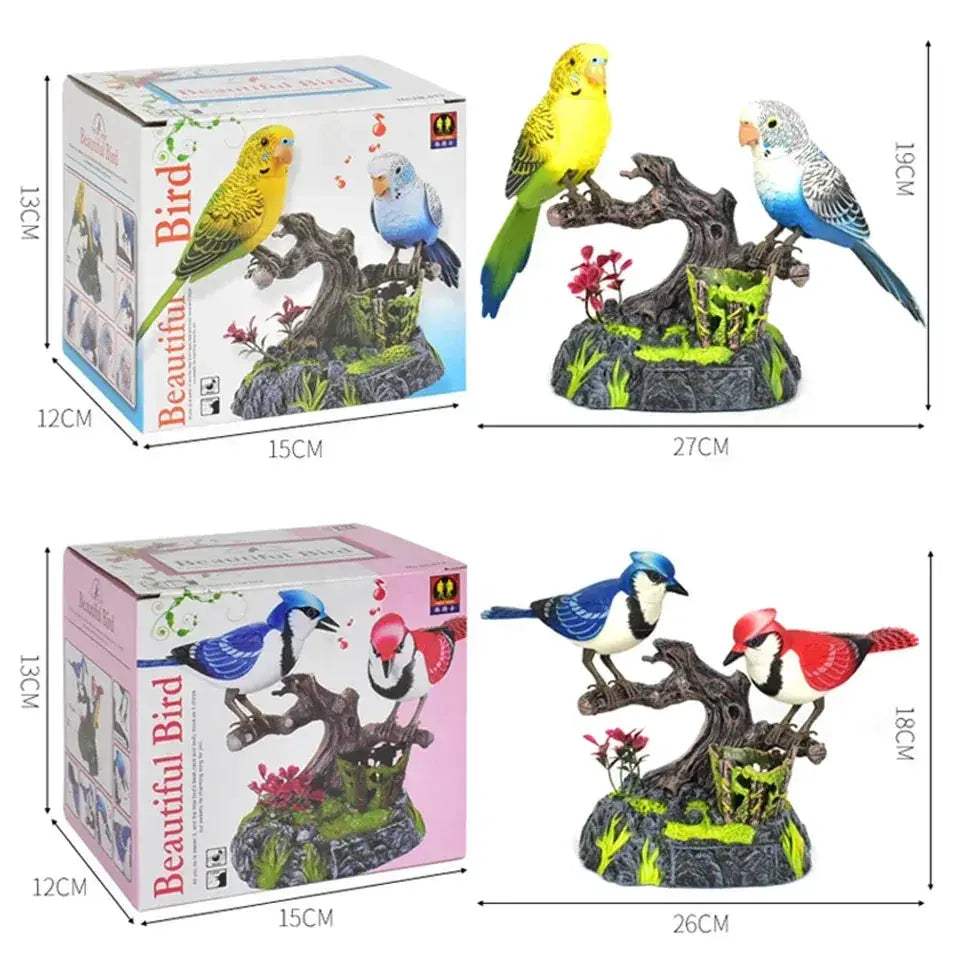 Realistic Chirping Bird Toy For Outdoor Tree Decor - ToylandEU