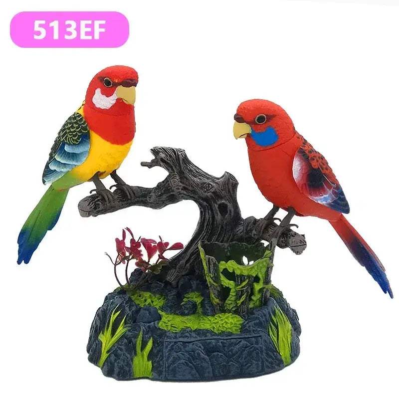 Realistic Chirping Bird Toy For Outdoor Tree Decor - ToylandEU