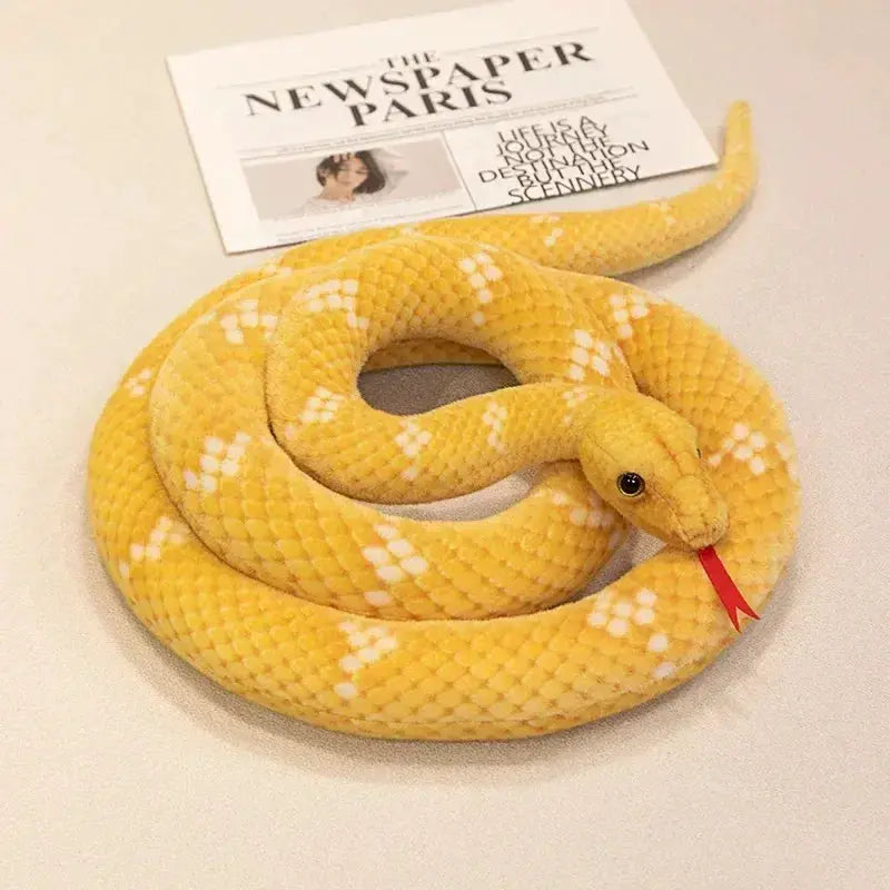 Realistic Cobra Plush Toy 70-280cm Soft Cotton Cuddle - ToylandEU