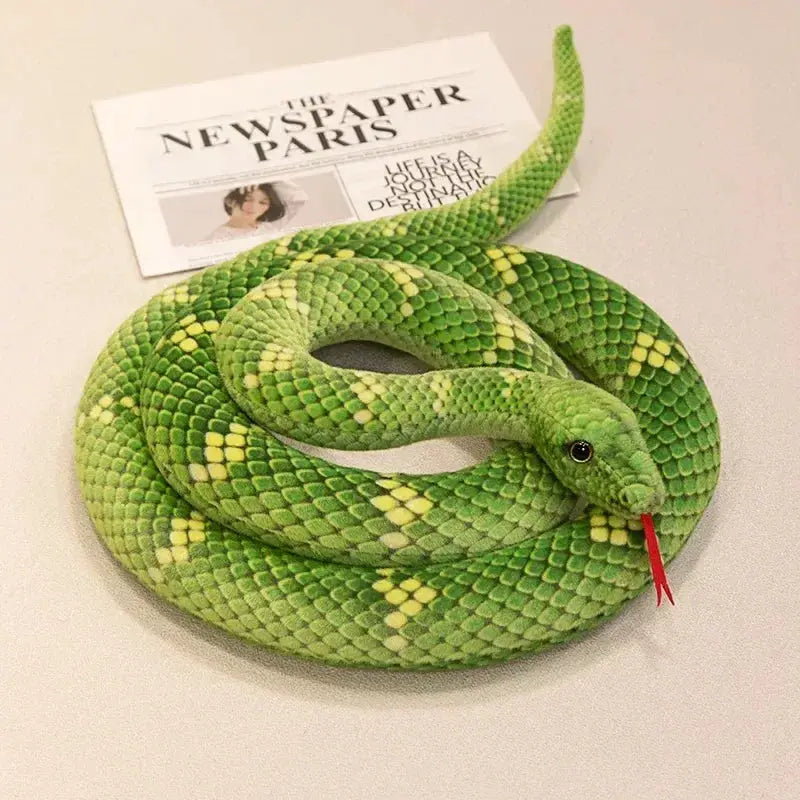 Realistic Cobra Plush Toy 70-280cm Soft Cotton Cuddle - ToylandEU