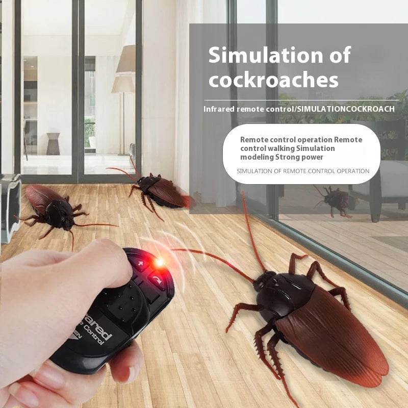 Realistic Cockroach RC Toy Remote Prank For Halloween - ToylandEU