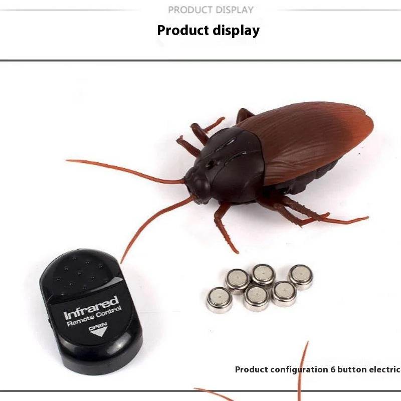 Realistic Cockroach RC Toy Remote Prank For Halloween - ToylandEU