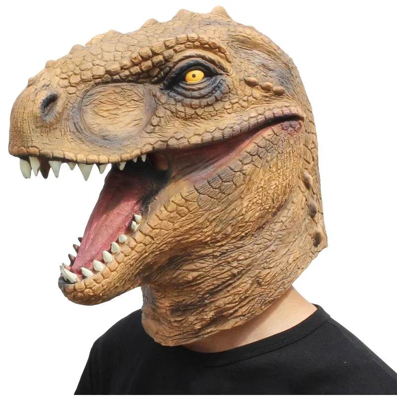 Realistic Dinosaur Head Mask Latex Tyrannosaurus For Adults - ToylandEU