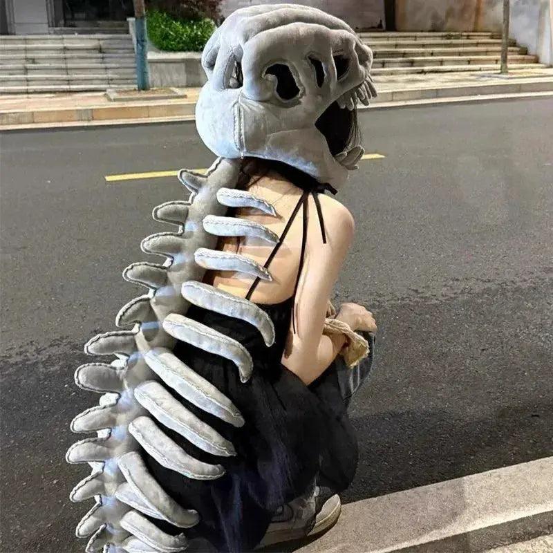  Realistic Dinosaur Skeleton Costume Set Plush Headgear -  ToylandEU™
