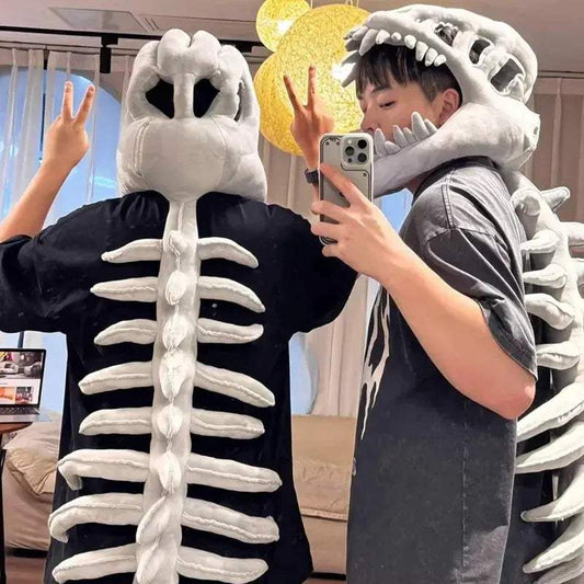 Realistic Dinosaur Skeleton Costume Set With Plush Headgear - ToylandEU