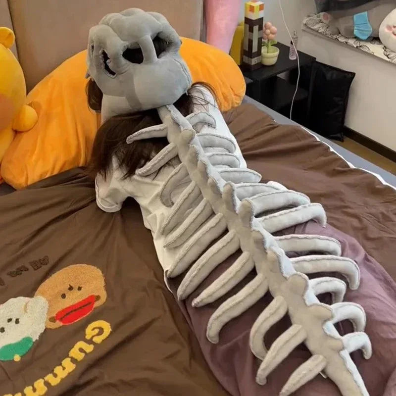 Realistic Dinosaur Skeleton Plush For Halloween Decor - ToylandEU