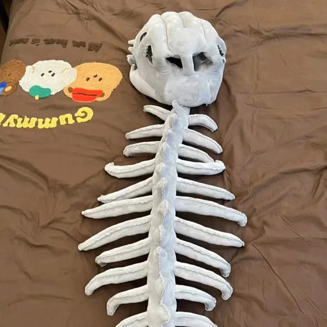 Realistic Dinosaur Skeleton Plush For Halloween Decor - ToylandEU