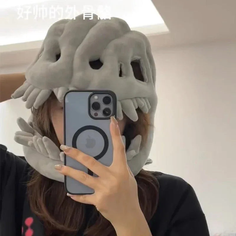 Realistic Dinosaur Skeleton Plush For Halloween Decor - ToylandEU