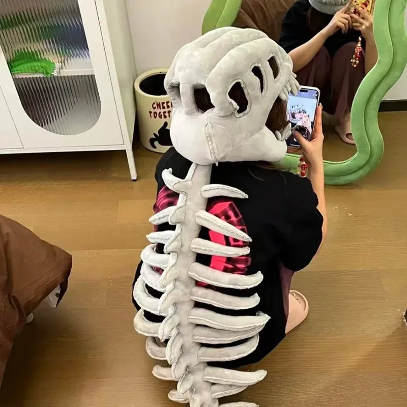 Realistic Dinosaur Skeleton Plush For Halloween Decor - ToylandEU
