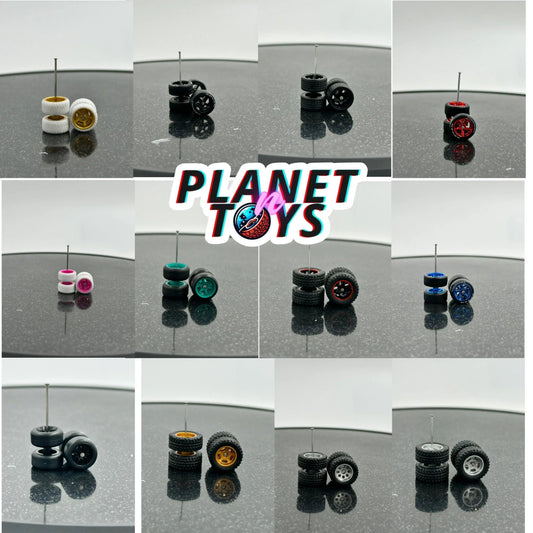  Realistic Drive Rubber Wheels For Diecast Cars 164 -  ToylandEU™