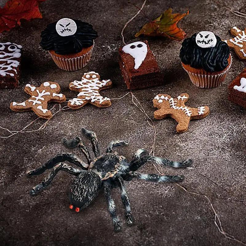 Realistic Fake Spiders | Giant Halloween Decor | Toylandeu™