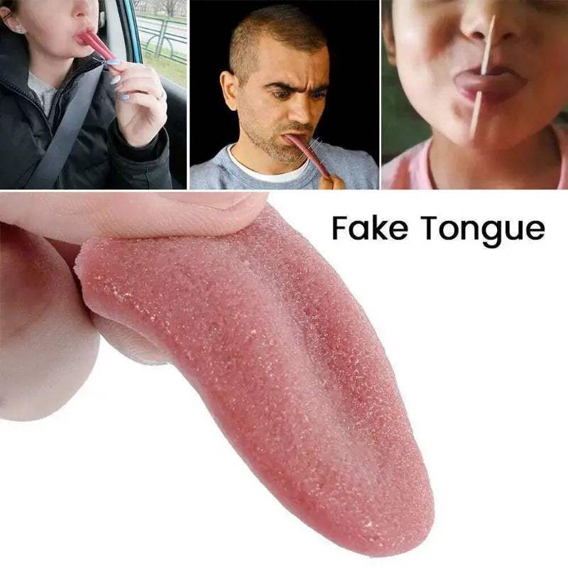 Realistic Fake Tongue Prank Prop For Halloween And April Fools - ToylandEU