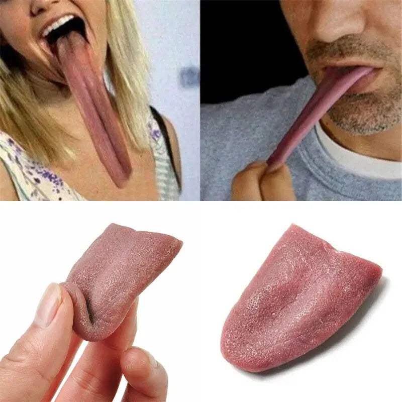 Realistic Fake Tongue Prank Prop For Halloween And April Fools - ToylandEU