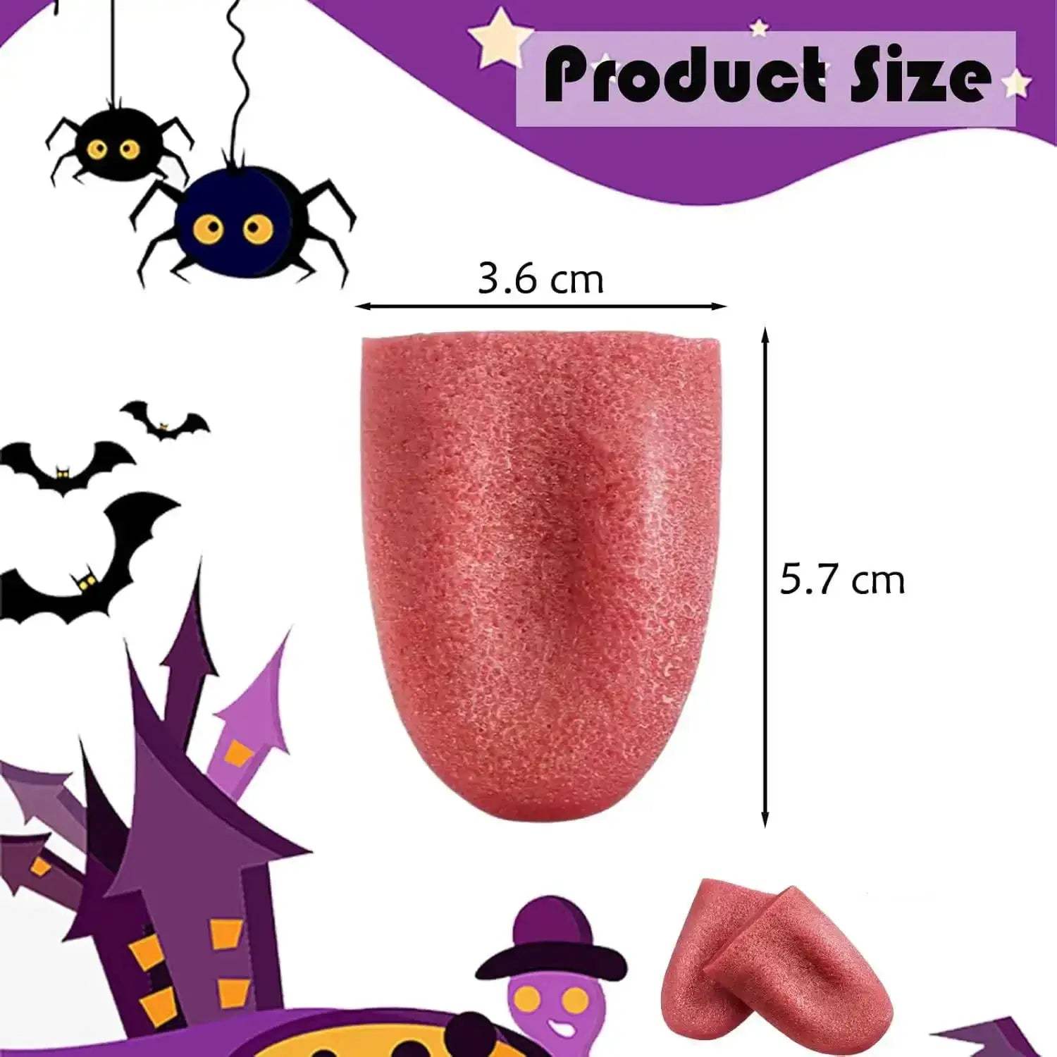 Realistic Fake Tongue Prop For Prank Magic Show Clown - ToylandEU