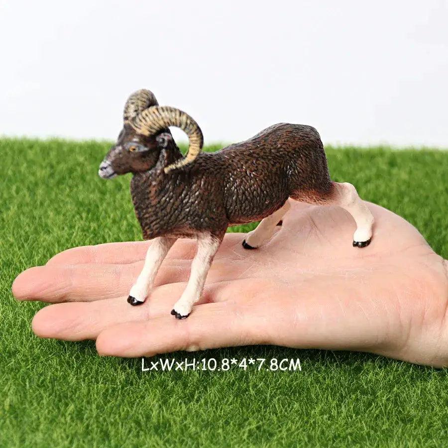  Realistic Farm Animal Figures Set Sheep Goat Antelope -  ToylandEU™