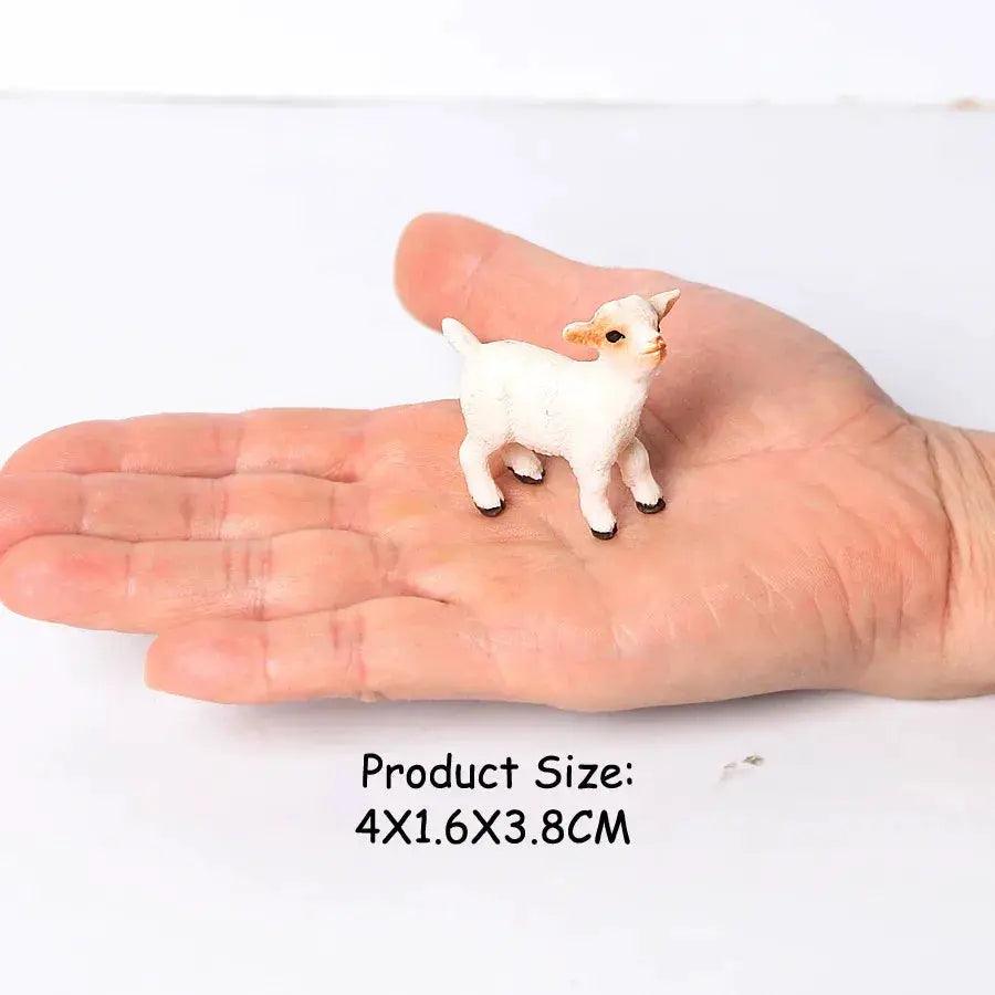  Realistic Farm Animal Figures Set Sheep Goat Antelope -  ToylandEU™