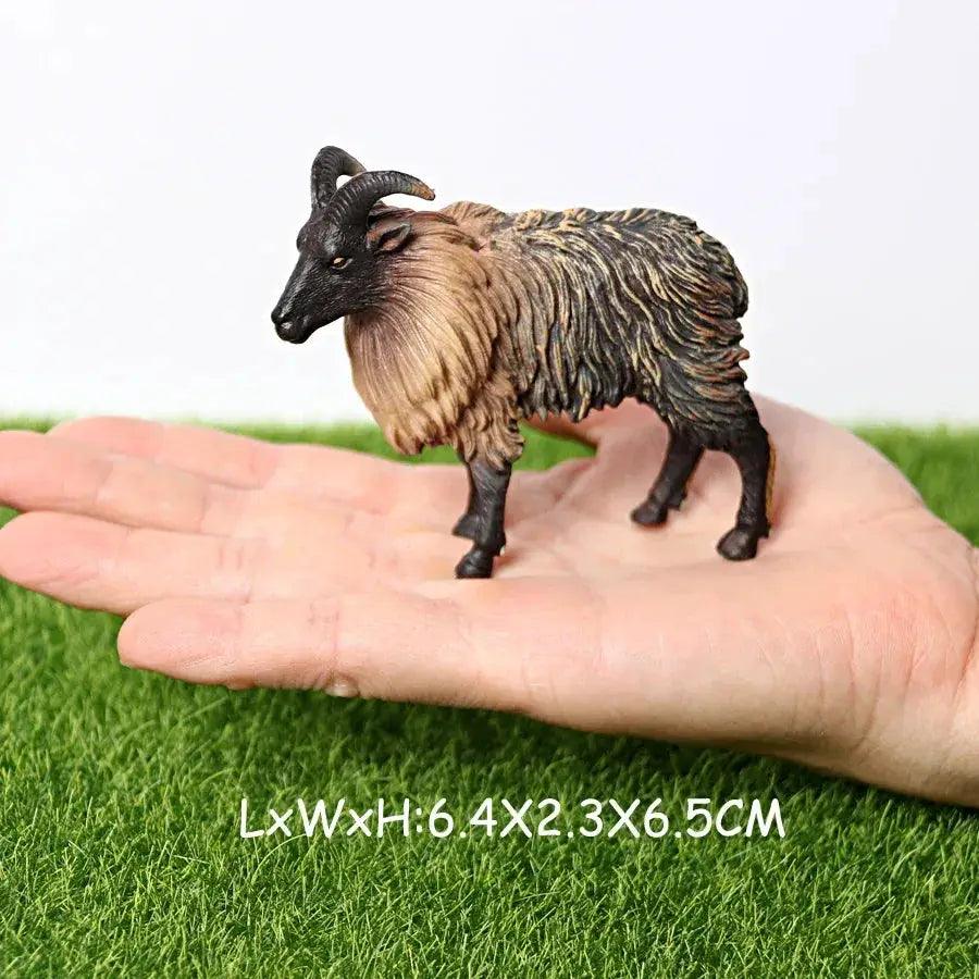  Realistic Farm Animal Figures Set Sheep Goat Antelope -  ToylandEU™