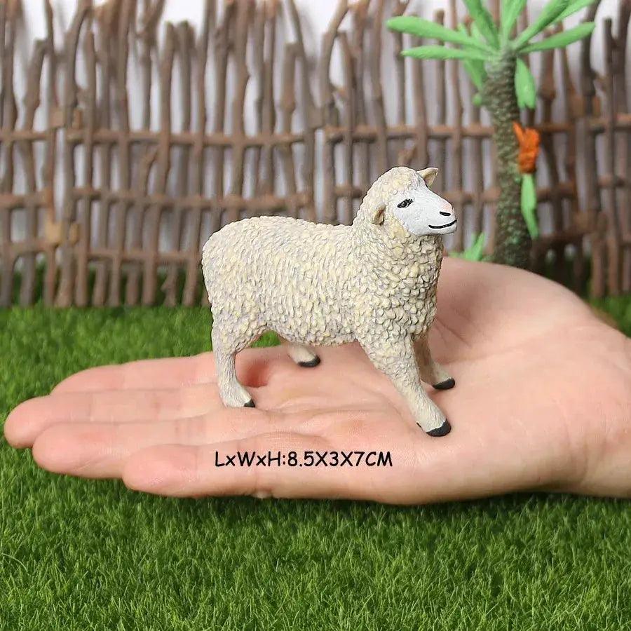  Realistic Farm Animal Figures Set Sheep Goat Antelope -  ToylandEU™